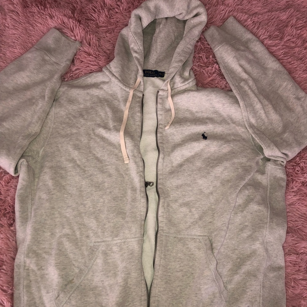 Polo Thermal/Fleece Zip Up Hoodie